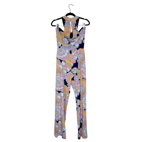 Trina Turk Antilla Halter Jumpsuit Women's Size Small - Picture 3 of 5